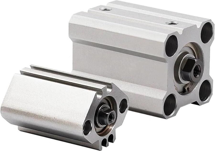 Pneumatische Cilinder Dubbelwerkend Industriële Automatisering Compact Ontwerp Slag 15mm Metaal