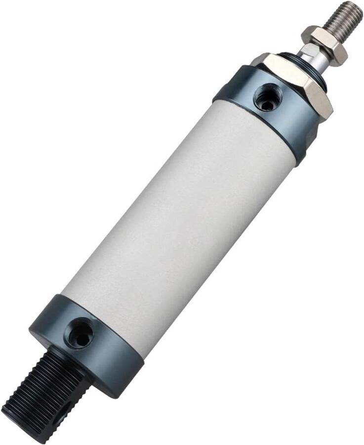 Pneumatische Cilinder Dubbelwerkende Cilinder Industriële Automatisering Aluminium Legering 25mm Boring 50mm Slag Metaal
