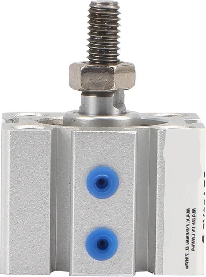 Pneumatische Cilinder Dunne Cilinder Industriële Automatisering Compact Ontwerp 15 mm Slag Zilverkleurig