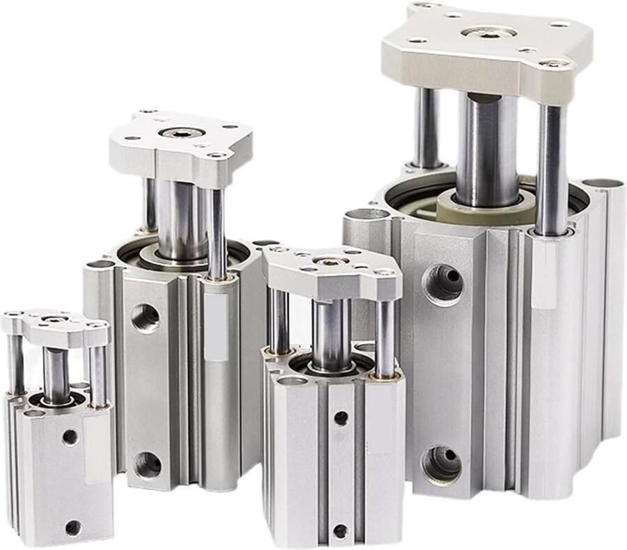 Pneumatische Cilinder Dubbel Effect Industriële Automatisering Compact Ontwerp 5mm Slag Metaal