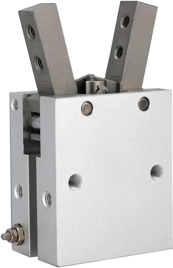 Pneumatische Cilinder Robot Gripper Automatisering Toepassingen Dubbele Actie 1 Stuk Aluminiumkleurig