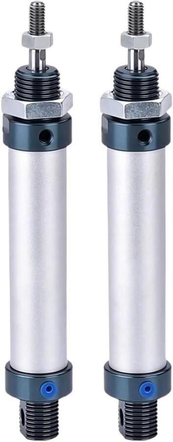Pneumatische Cilinders Mini Cilinders Industriële Automatisering Enkele Hendel Bediening MAL25 Slag 100mm Metaal