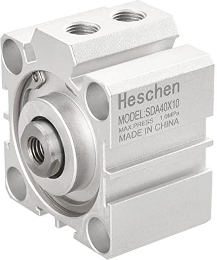 Pneumatische Compacte Aluminium Luchtcilinder 40mm Boring 10mm Slag Dubbelwerkend