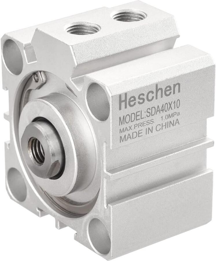 Pneumatische Compacte Aluminium Luchtcilinder 40mm Boring 10mm Slag Dubbelwerkend