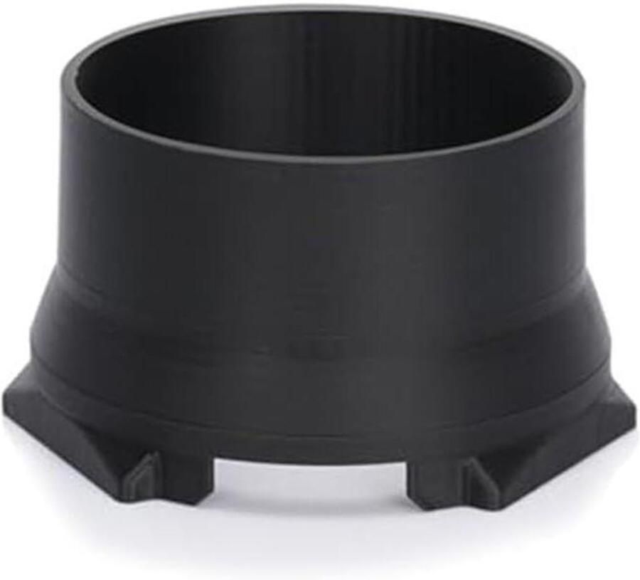 Poederring Koffiemachine Reserveonderdeel Handvat Koffie Zetten Aluminium Legering 7 x 7 x 5 cm Zwart