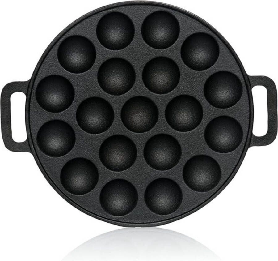 Poffertjespan Electrisch 19 Mini Pannenkoeken Pannenkoekenpan Gietijzer