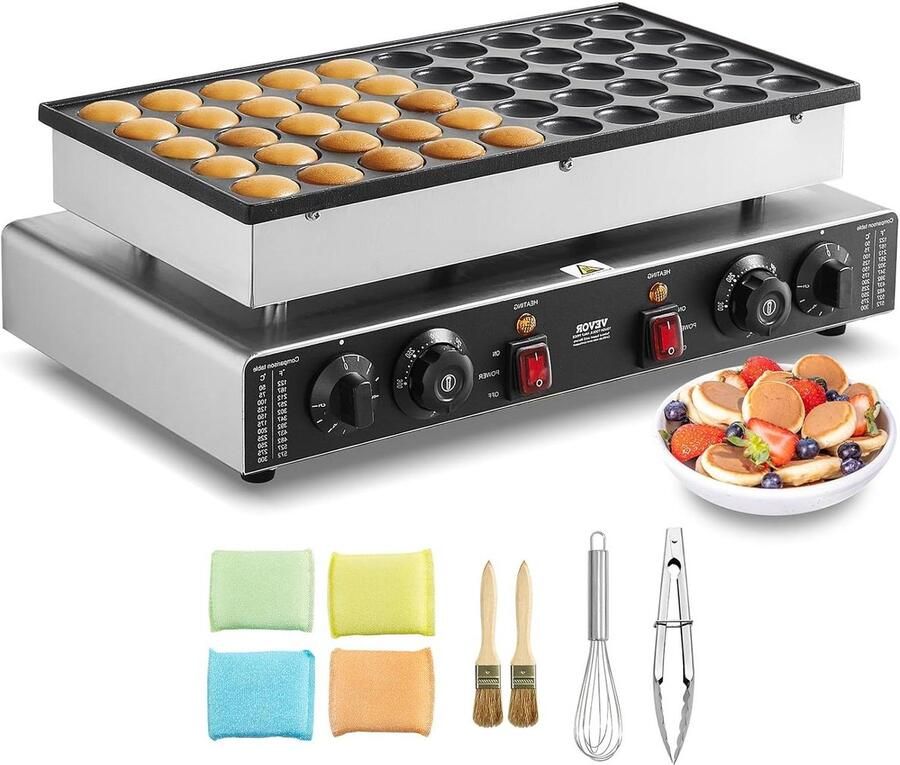 Poffertjespan Poffertjesmaker Poffertjesplaat Bakoplossing
