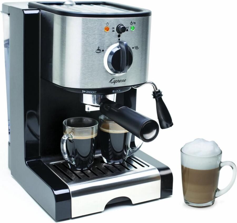 Pomp Espressomachine met Cappuccinostoomfunctie