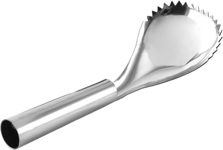 Pompoen Kern Verwijderaar Pompoenschep Schraper Groente Voorbereiden Getande Lepel 23 cm Zilver