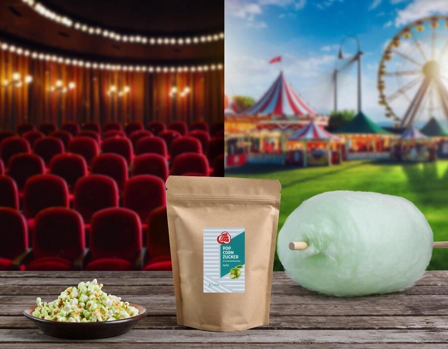 Popcorn en suikerspin suiker appel aroma 500gr zoet premium suikeraroma ideaal voor thuisbereiding ShopVlot