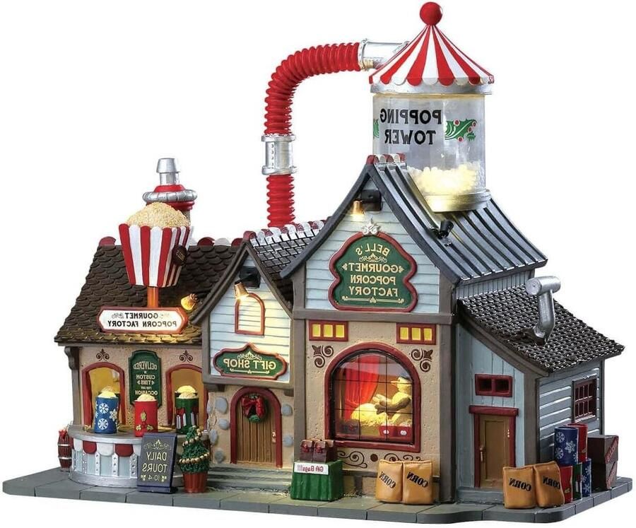 Popcorn Fabriek Snoepgoed Machine Feestelijke Snacks Maken Met Geluid en Licht