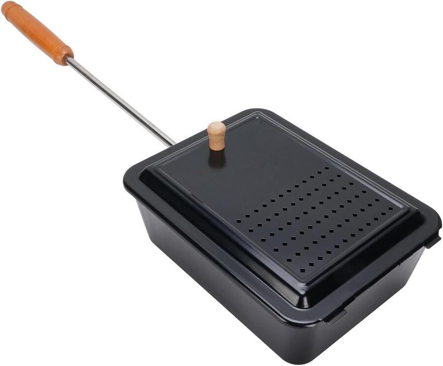 Popcorn Grill Lade Snack Maker Thuis Snacks Maken Gelijkmatige Verwarming Niet gespecificeerd Zwart