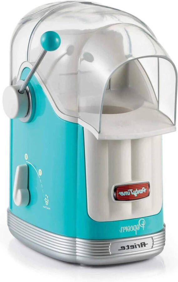 Popcorn machine Blue White Popper 1100 W Retro Design
