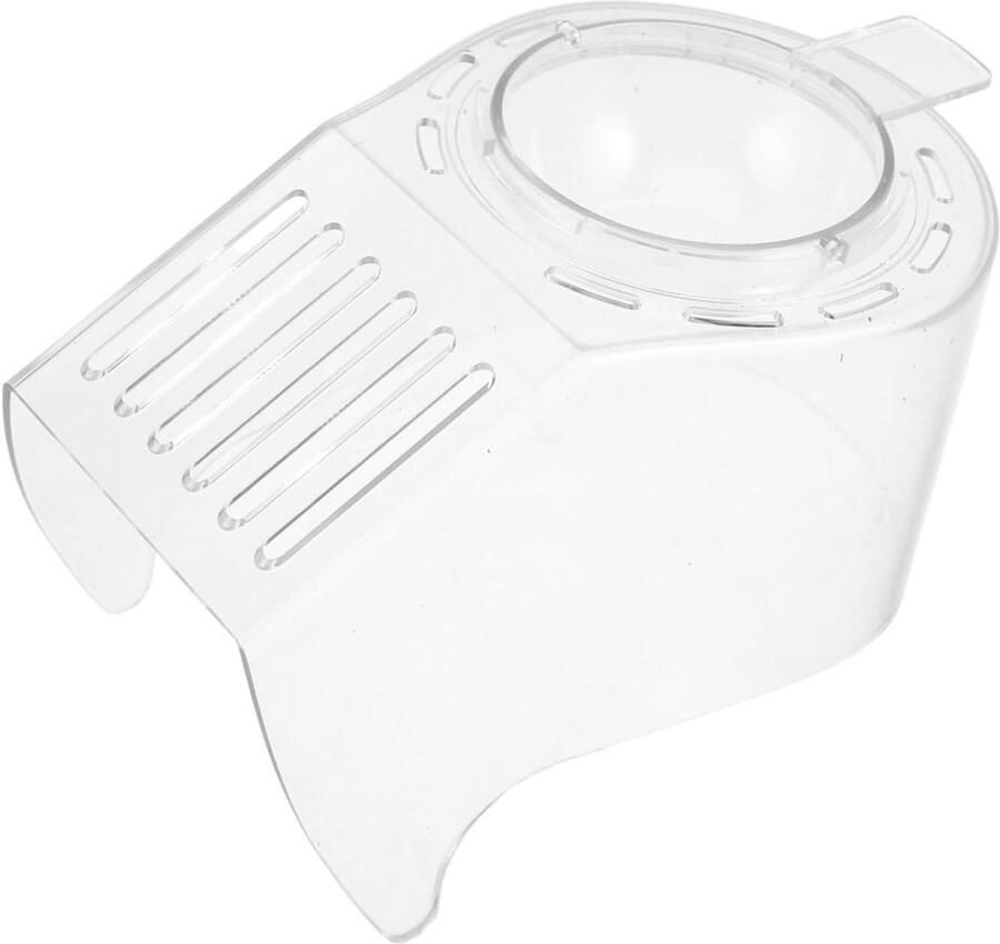 Popcorn Machine Deksel Vervangend Kap Snacks Maken Hittebestendig Materiaal 16 x 10 x 9.5 cm Transparant