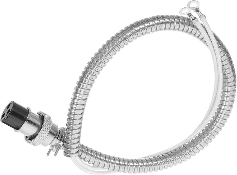 Popcorn Machine Kabel Vervangend Netsnoer Snelle Snacks Hittebestendig Materiaal 58 cm Lengte Zilver