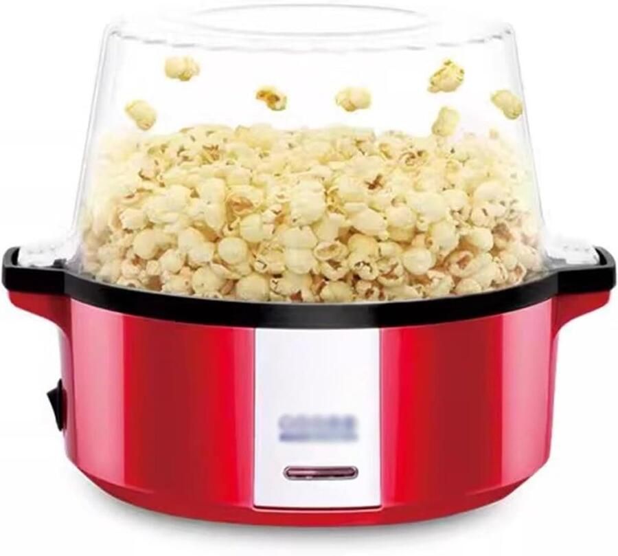 Popcorn Machine Maak Popcorn Films Kijken Snelle Bereiding 3.6 Liter Rood