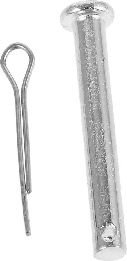 Popcorn Machine Pin Vergrendeling Grendel Veilige Werking Roestvrij Staal 4.1x0.8x0.8cm Zilver