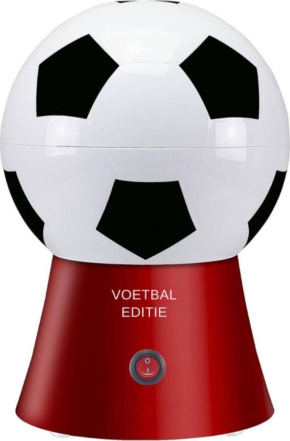 Merkloos Popcorn Machine Popcorn Maker Antiaanbaklaag Football Edition Vetvrij 2.7L Rood