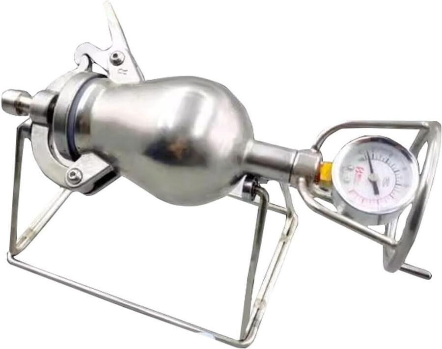 Popcorn Machine Popcorn Maker Thuisgebruik Handmatige Bediening 27 cm Zilver