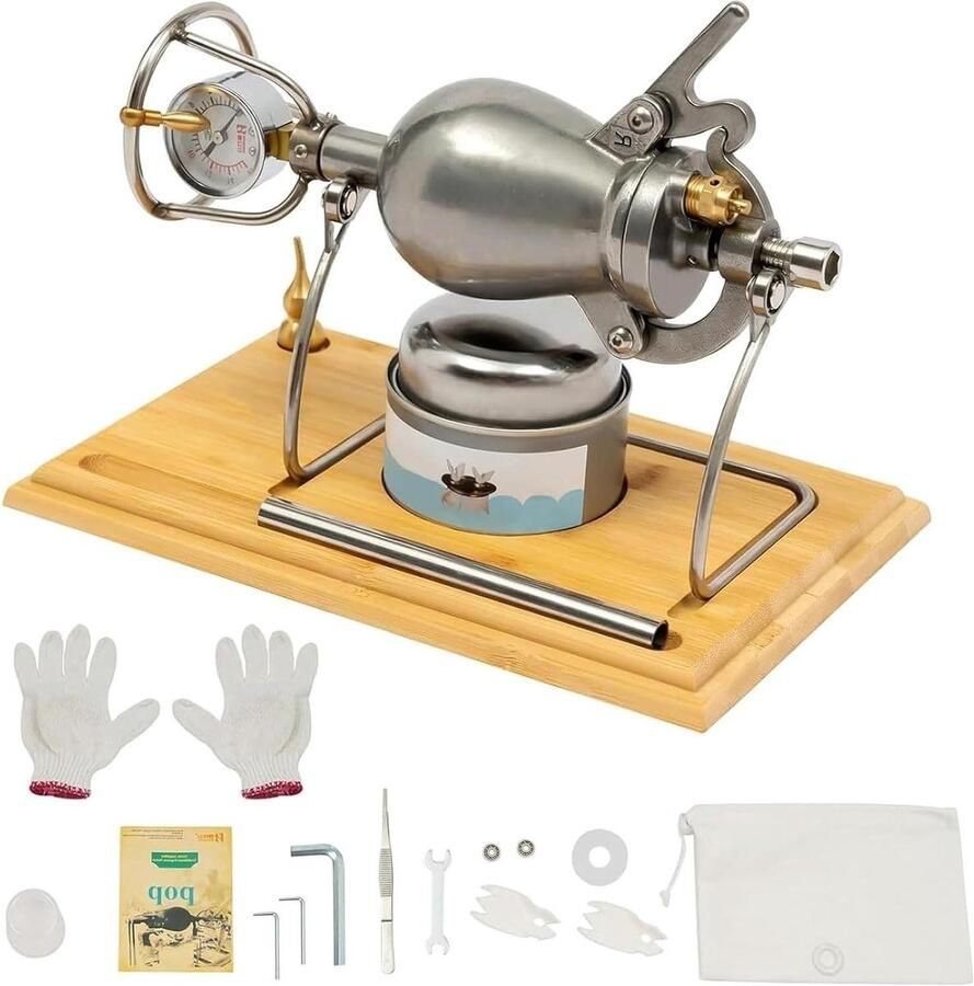 Popcorn Machine Popcorn Pot Filmavond Plezier Traditioneel Ontwerp 260ml Capaciteit Zilver