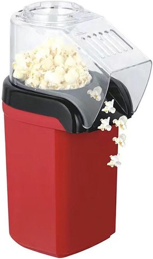 Popcorn Machine Popcornmaker 1200W 25 5 × 10 5 × 10 5 cm Popcornmachine Home Popcornmachine Popcornpan Kerstcadeaus Rood