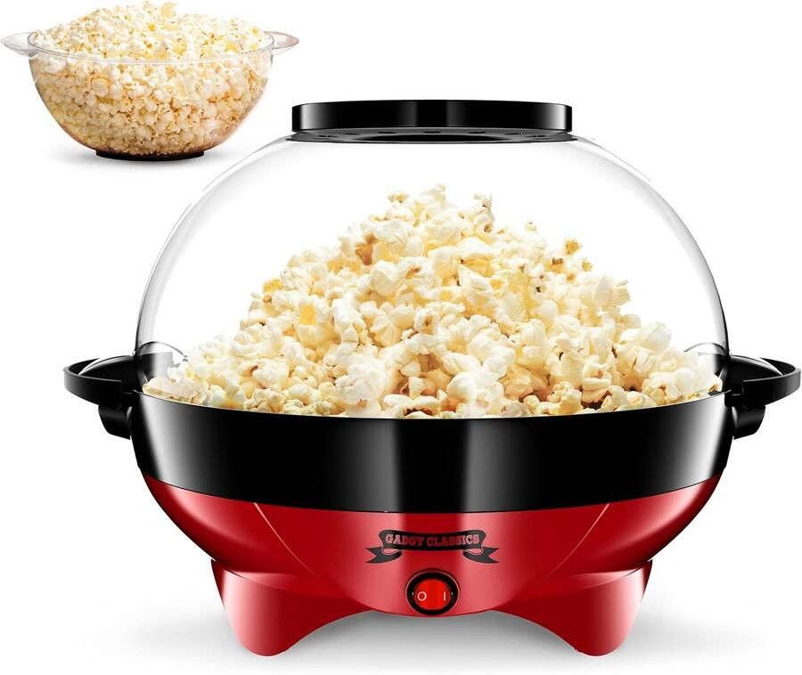 Popcorn machine Popcornmaker zonder olie Popcornpan feest en kinderen Keukentool