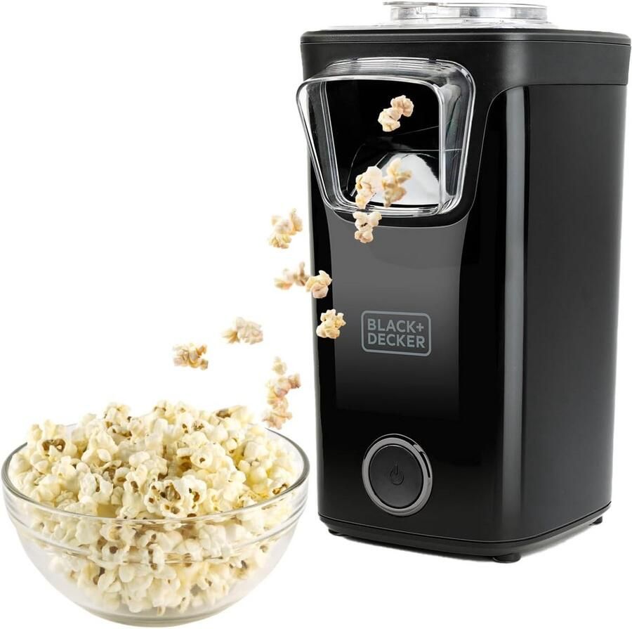 Popcorn machine Popcornmaker zonder olie Popcornpan feest en kinderen Snacktijd