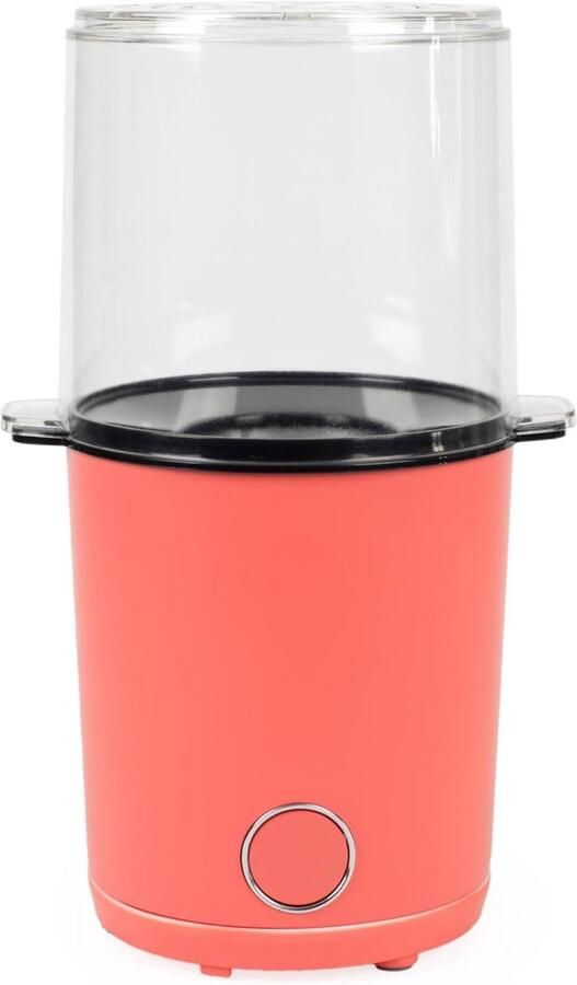 Popcorn Machine Snack Maker Filmavond Thuis Deksel Serveerschaal 50g Capaciteit Rood