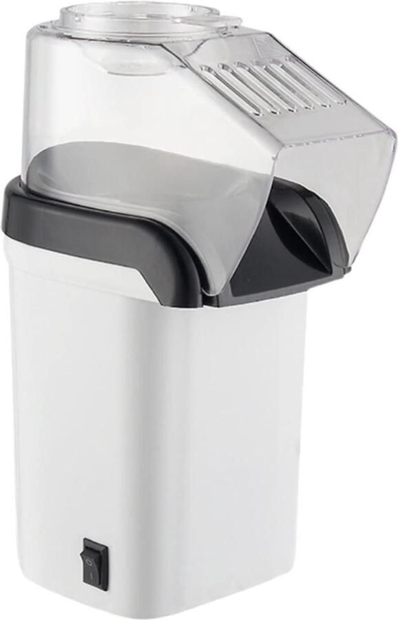 Popcorn Machine Snack Maker Filmavond Thuis Gezond Olievrij Mini Formaat Wit