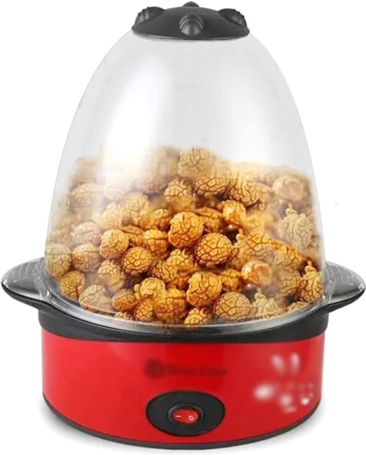 Popcornmachine Snackmaker Thuisfilms kijken Volautomatisch Compact formaat Wit
