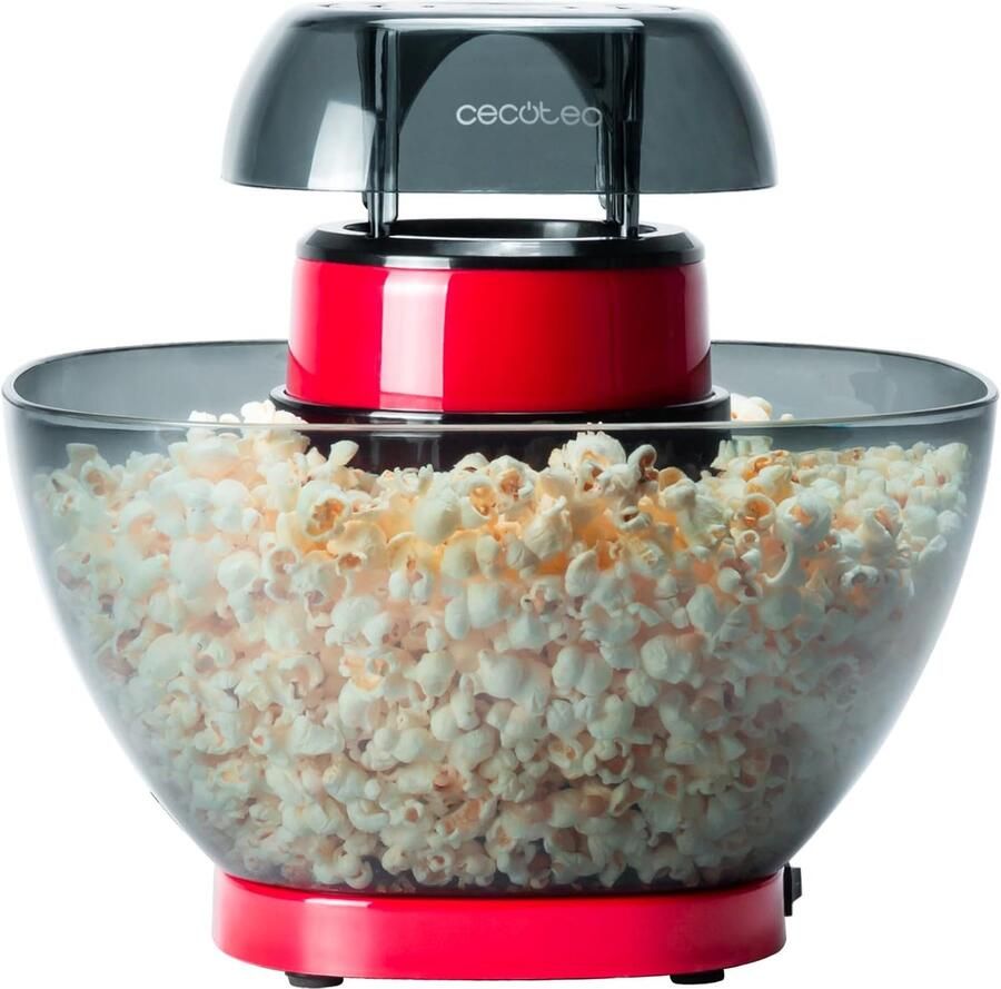 Popcorn Machine Snack Maker Thuis Films Kijken Hete Lucht Systeem 44x17.5x29 cm Zilver