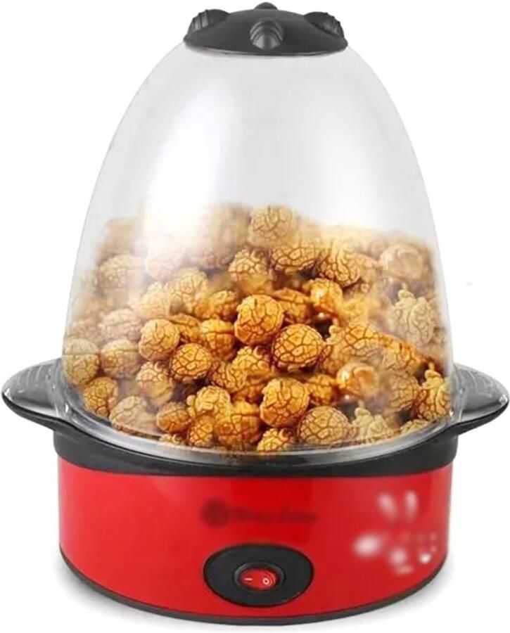 Popcorn Maker Snack Maker Snacks Maken Volautomatisch Mini Formaat Zwart