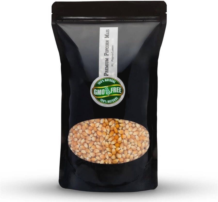 Popcorn Maïs 1000g XL GGO-vrij met Aromabeschermingsverpakking