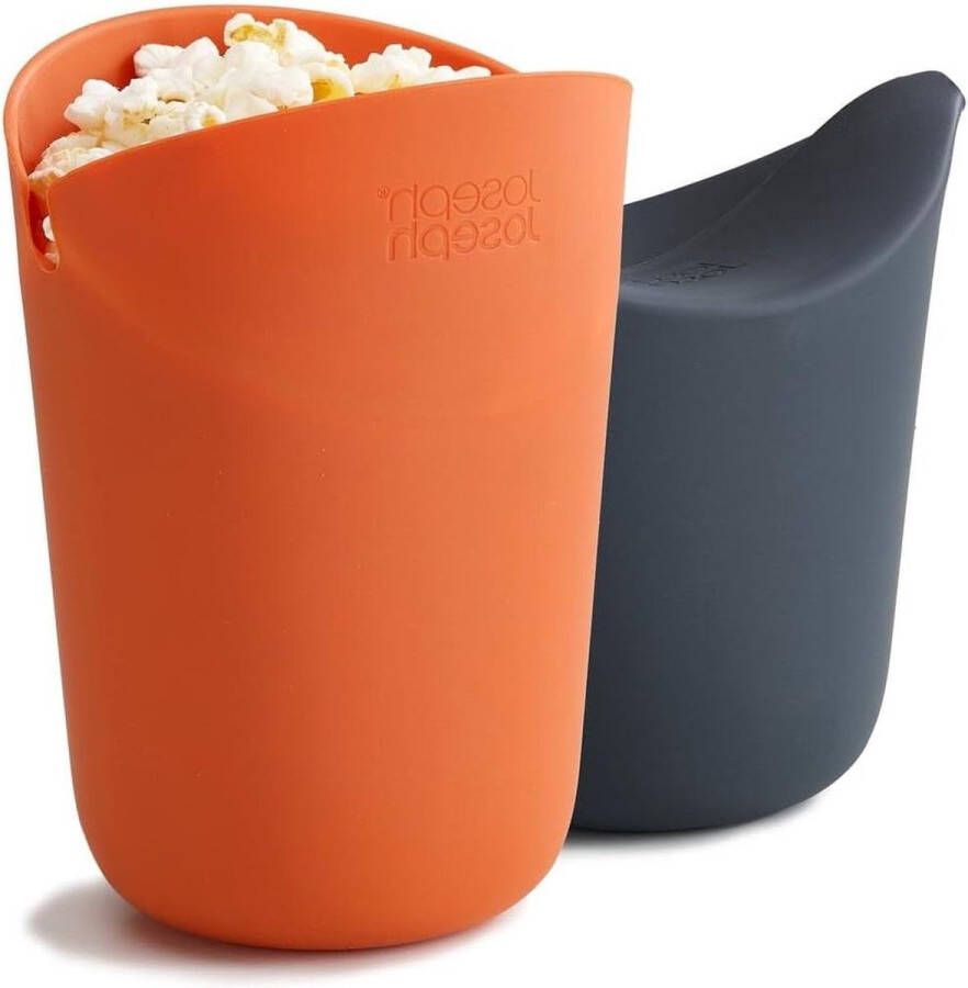 Popcorn Maker 2-Stuk Set Oranje Grijs Inclusief Gourmet Mais.execSQL