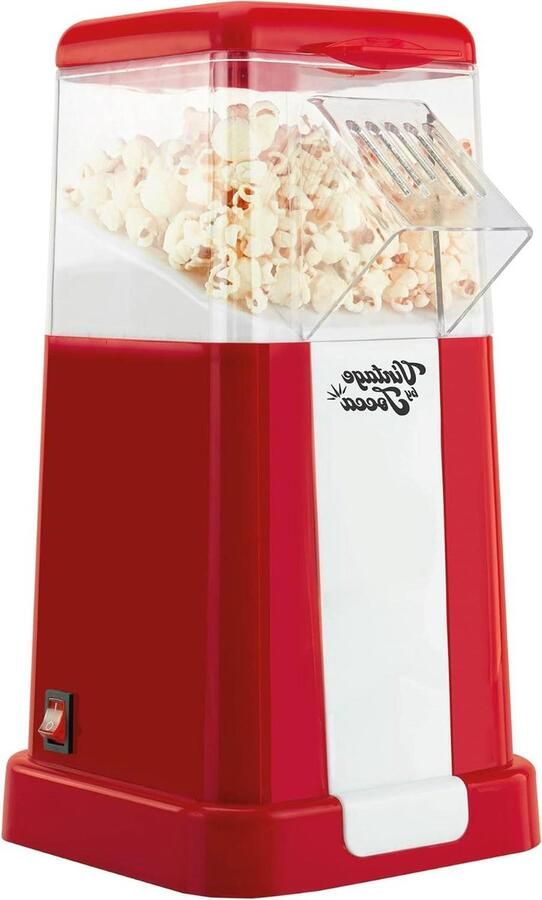 Popcorn Maker Hete Lucht Popper Snacks Maken Vetvrije Bereiding 280 Milliliter Rood