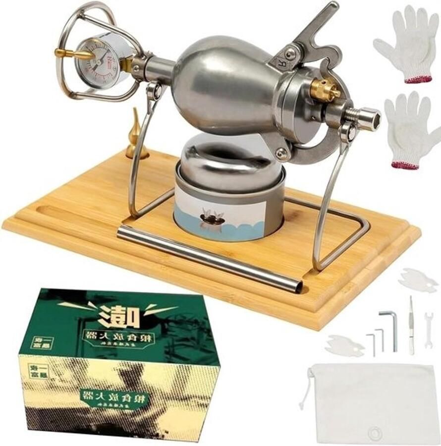 Popcorn Maker Maïs Popper Snacks Maken Roestvrij Staal 520ml Capaciteit Zilver