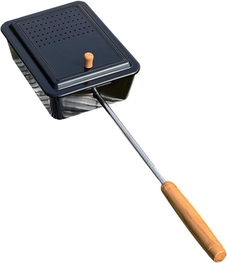Popcornmaker Camping Opvouwbaar Kookgerei Outdoor Koken Antiaanbaklaag Lange Handgreep Enkele Attribuut