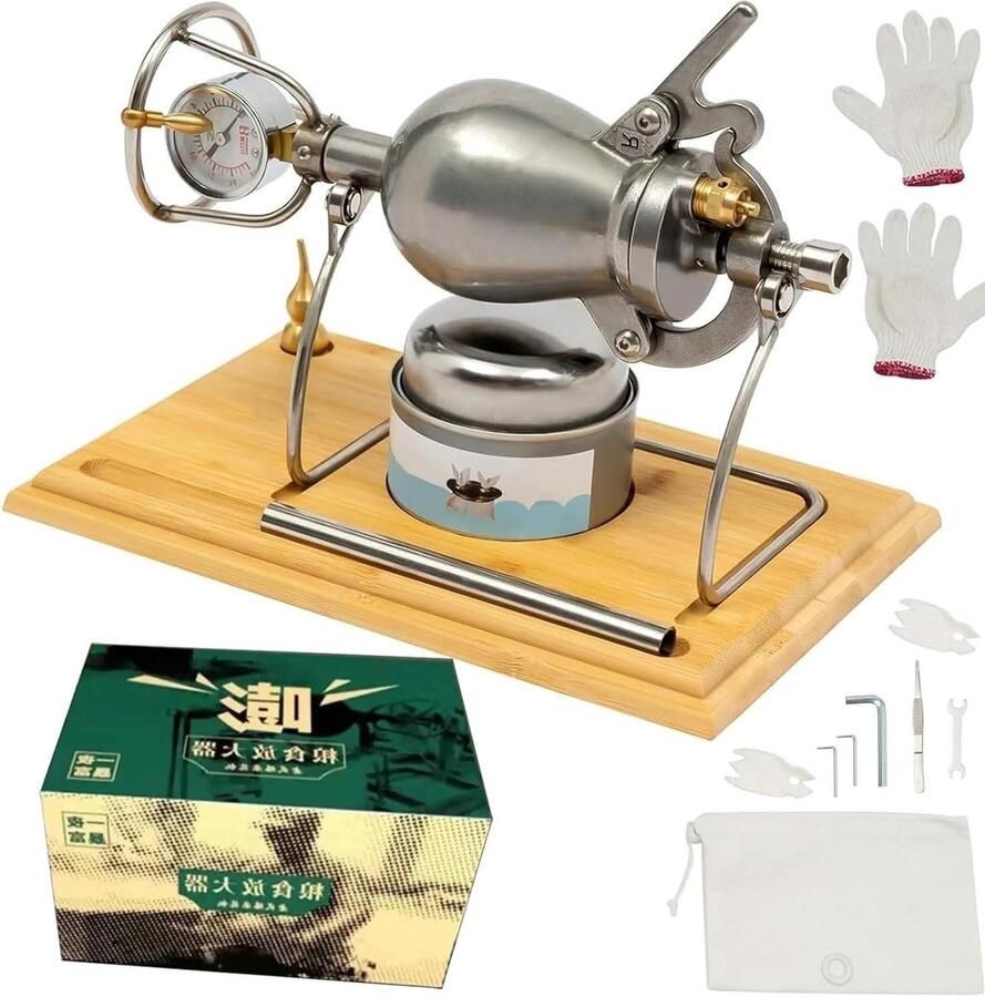 Popcorn Maker Popcorn Kanon Thuis Snacks Maken Hogedruk Systeem 1 Liter Zilver