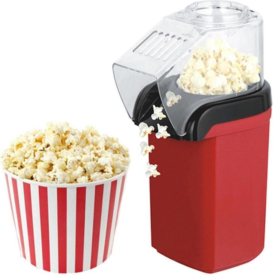 Popcorn Maker Popcorn Machine Elektrisch Filmavonden Thuis Olie- en Botervrij 165 x 12 x 265 cm