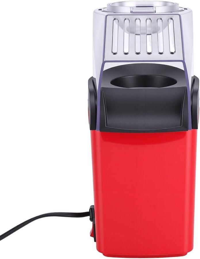 Popcorn Maker Popcorn Machine Filmavond Snacks Hete Lucht Technologie Compact Ontwerp Wit