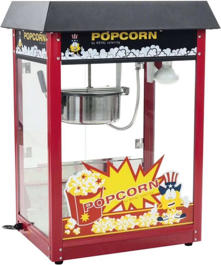 Popcornmachine 1600W Capaciteit 16L h Professioneel gebruik Gratis verzending