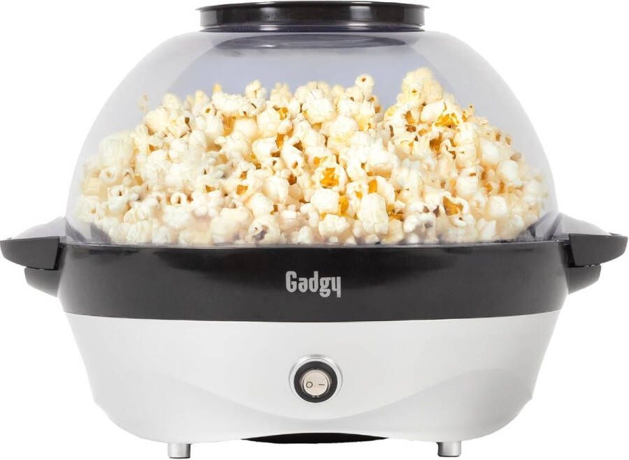 Popcornmachine 800 W Elektrische Popcornmaker met Roerwerk voor Thuis en Feestjes