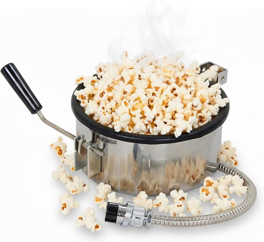 Popcornmachine accessoires 15 mm 3 gaten popcornpot anti-aanbaklaag gemakkelijk te reinigen ShopVlot
