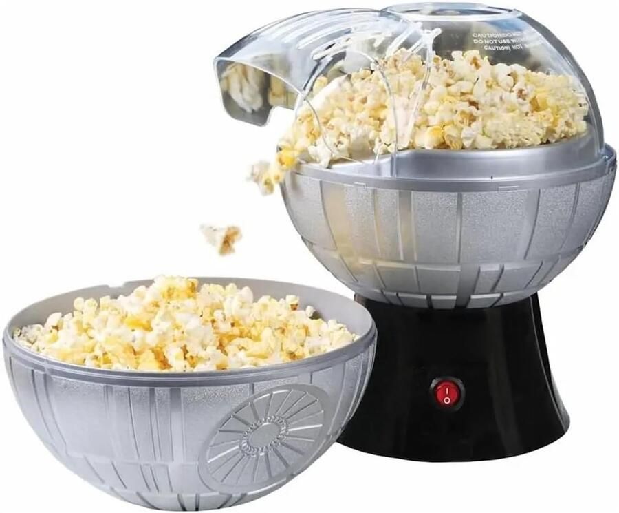 Popcornmachine hetelucht Popcorn maker Snacks maken Geen olie nodig 1 Aantal One Color