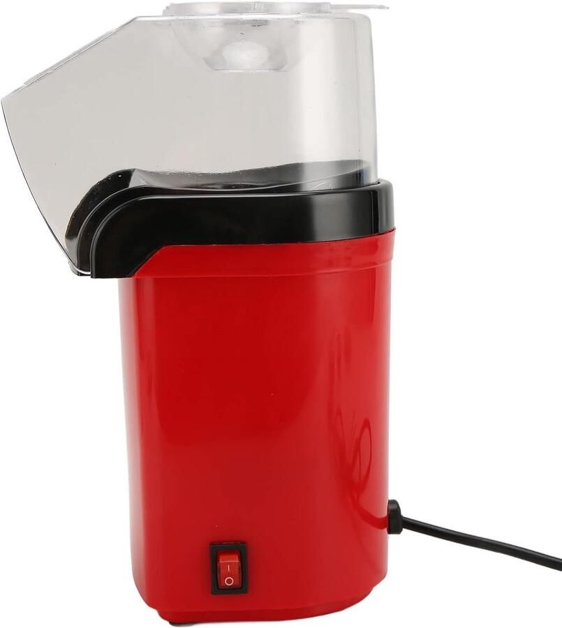 Popcornmachine Hetelucht Popcornmaker Snack Gezonde Snacks Maken Olievrije Bereiding 8 Kopjes Wit