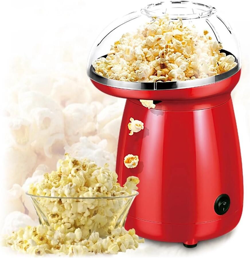 Popcornmachine Maïsmachine Huisgemaakte Snacks Gezonde Hete Lucht Naturel