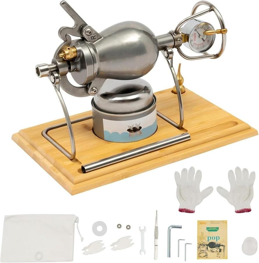 Popcornmachine Mini Popper Thuisgebruik Roestvrij Staal 5mm Wanddikte Zilver