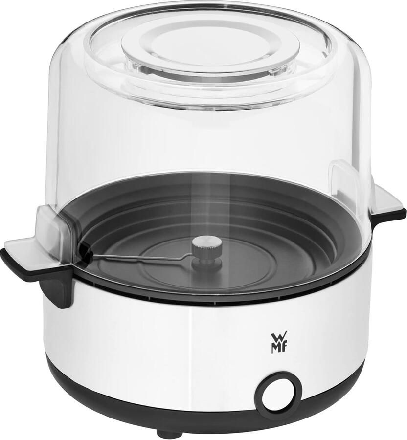 Popcornmachine Snackmaker Films kijken Deksel als serveerschaal 22 Liter Zilver
