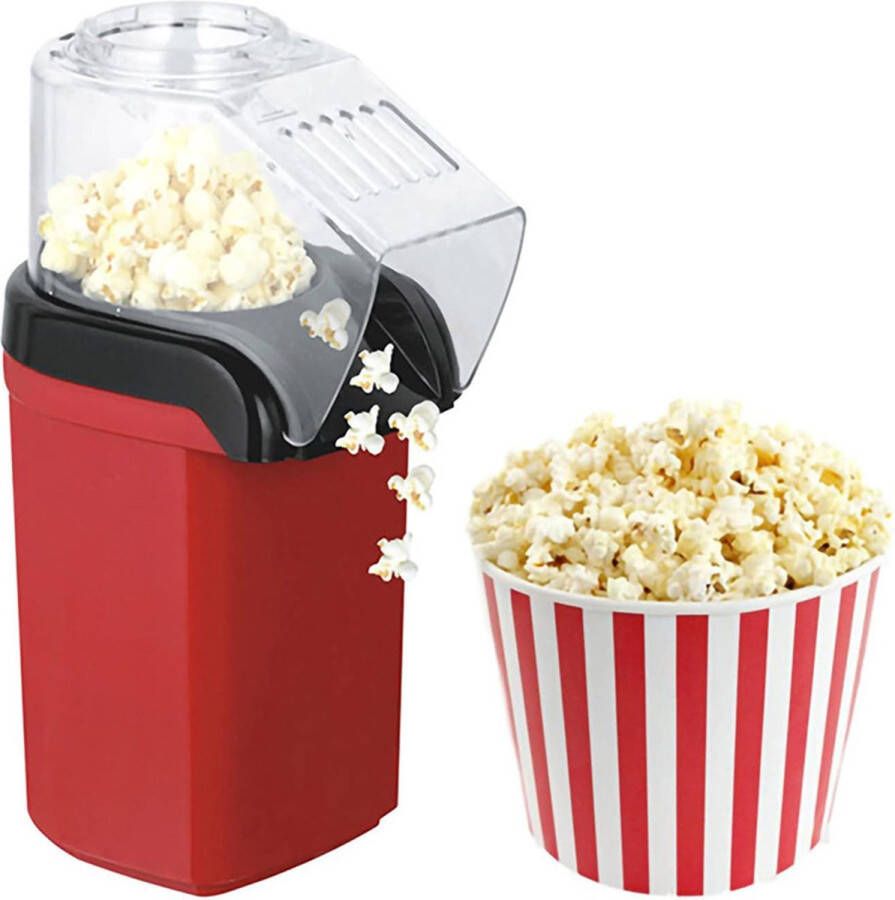 Popcornmaker 1200W Vetvrije Air Machine – Gezonde Popcorn in Minuten