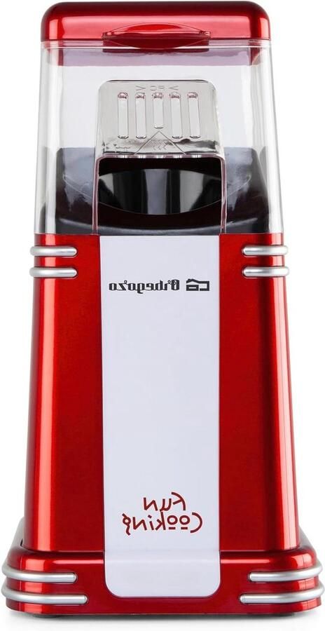 Popcornmaker Vintage Gezonde Snacks Snelle Snacks Maken Bereiding Zonder Olie 1200 Watt Multicolor